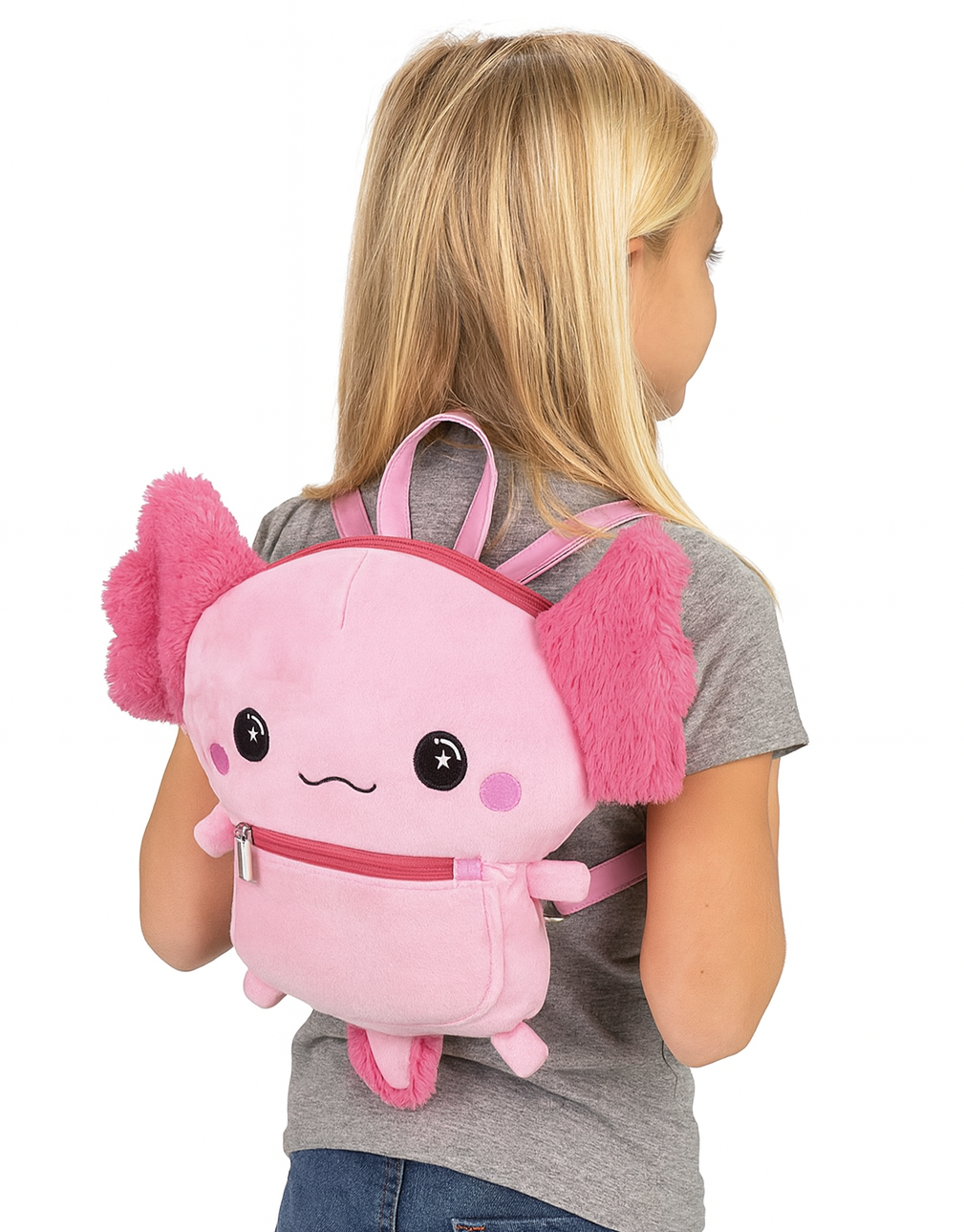 cute girls mini backpacks Axolotl Plush Mini Backpack – Michelle's Axolotls