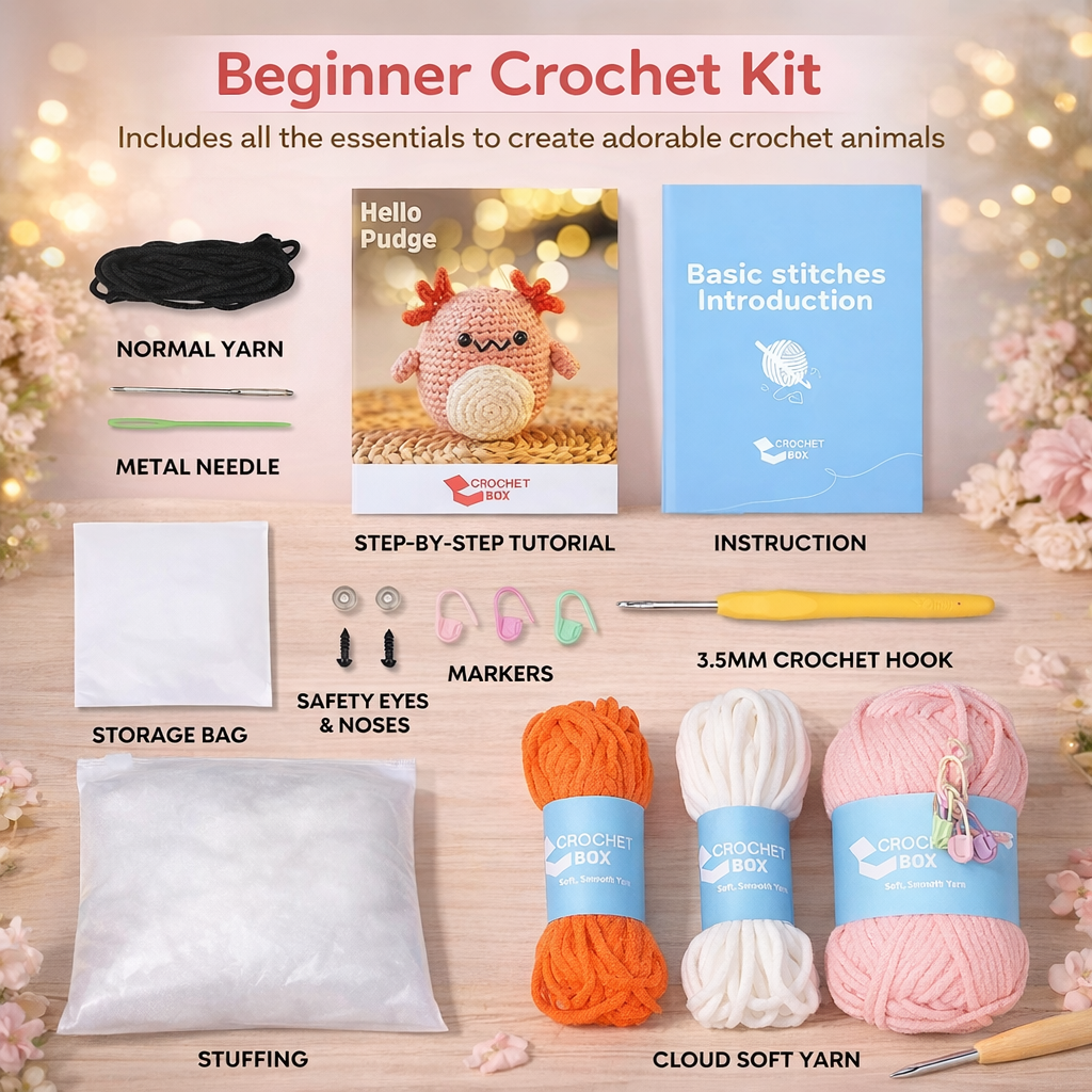 Crochet Kit - Axolotl