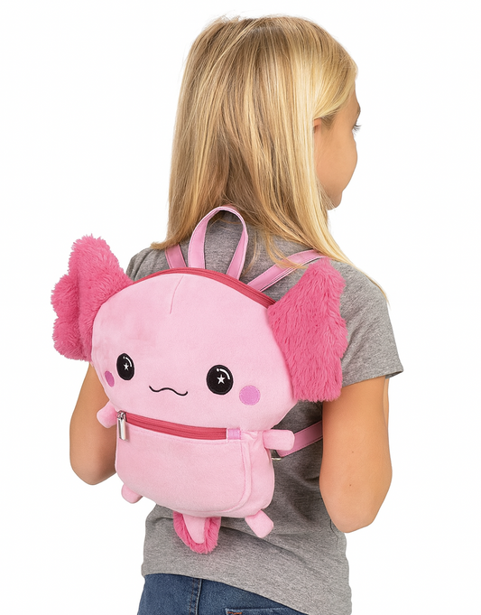 Axolotl Plush Mini Backpack