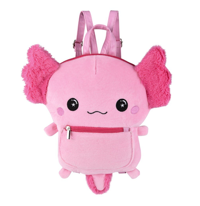 Axolotl Plush Mini Backpack
